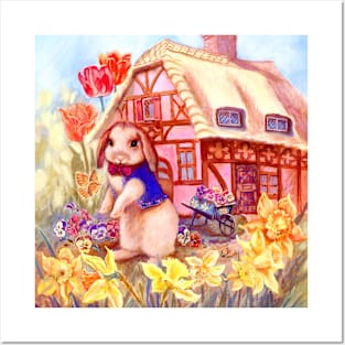 PARSELY BUNNY'S HOUSE Posters and Art